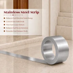 Steel Strip Vastu, 8 feet Length, 21 mm Width, 0.2 mm, Stainless Steel, 1 Piece